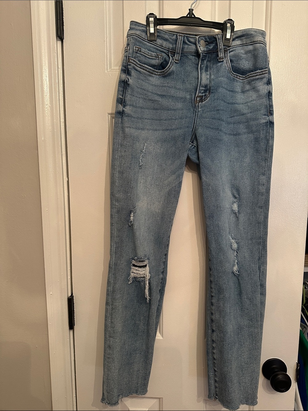 Altar'd State Light Blue Distressed Skinny Jeans